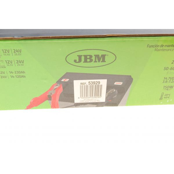 53929 JBM Зарядний пристрій для акумуляторів 12/24V