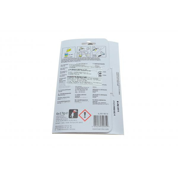 62959870 KAERCHER Антинакіпін порошковий RM 511 (6шт/17g) (SC 1/SC 2/SC 4/SC 5)
