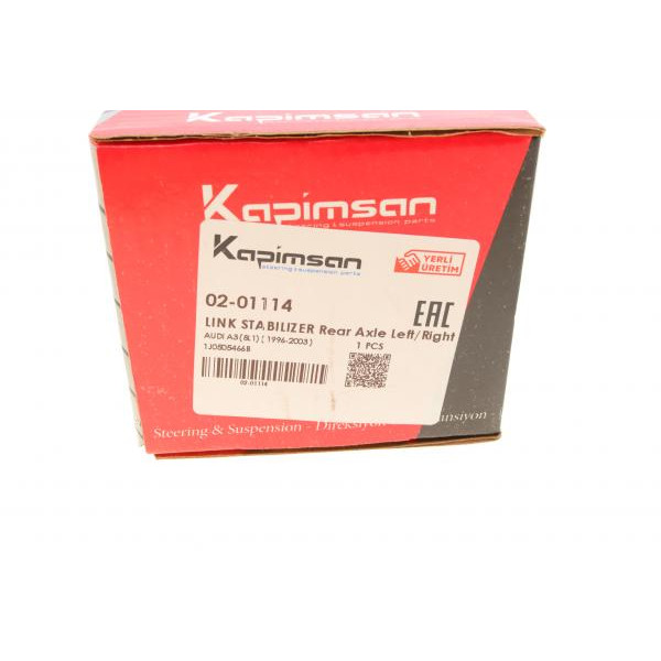 0201114 KAPIMSAN Потяг стабілізатора (заднього) VW Golf IV/Seat Leon 96-06 (L=175mm)