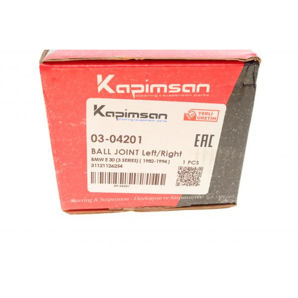 0304201 KAPIMSAN Опора кульова (передня/знизу/зовні) BMW 3 (E30) 82-94