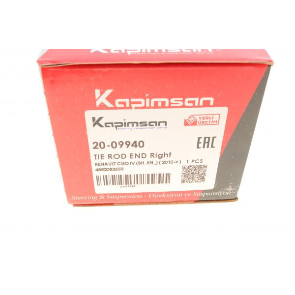 2009940 KAPIMSAN Наконечник рульової тяги (R) Renault Clio IV/Captur/Zoe 12-