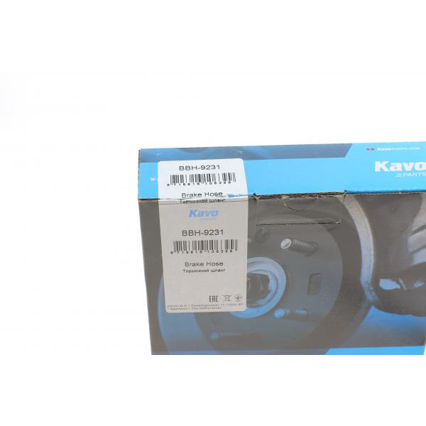 BBH9231 KAVO PARTS Шланг гальмівний (задній) Toyota Corolla 05-19 (L=193mm)