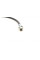 BBH9360 KAVO PARTS Шланг гальмівний (передній) Toyota Avensis 1.6-2.0D 99-03 (R) (489mm)