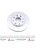BR1209C KAVO PARTS Диск гальмівний (передній) Chevrolet Aveo 05- (236x20)