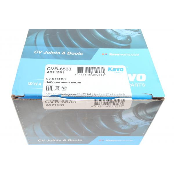 CVB6533 KAVO PARTS Пильовик шрусу (внутрішній) Nissan Qashqai 1.6-2.0 dCi 07-13