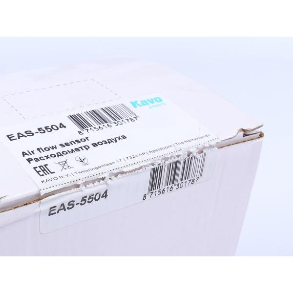 EAS5504 KAVO PARTS Витратомір повітря VW LT/T4/T5 2.5TDI 00-