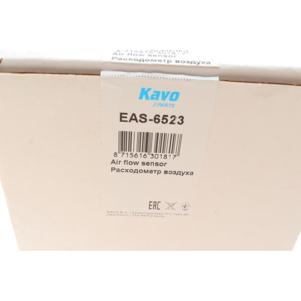 EAS6523 KAVO PARTS Витратомір повітря Renault Trafic/Master/Kangoo 2.0DCI/2.5DCI/1.5dCi 08-