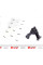 EEM5556 KAVO PARTS Подушка двигуна (задня) Mitsubishi Lancer VI 1.3-2.0 03-