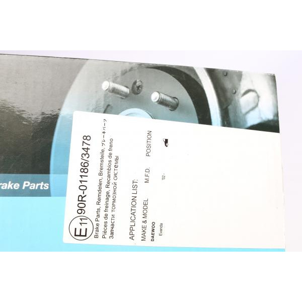 KBP1003 KAVO PARTS Колодки гальмівні (передні) Daewoo Lanos/Chevrolet Aveo 03- (Akebono)