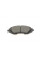 KBP1008 KAVO PARTS Колодки гальмівні (передні) Daewoo Lanos/ Nubira 1.6-2.2 97- (142.9x44)