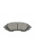 KBP1008 KAVO PARTS Колодки гальмівні (передні) Daewoo Lanos/ Nubira 1.6-2.2 97- (142.9x44)