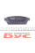 KBP1013 KAVO PARTS Колодки гальмівні (задні) Opel Astra J 09 - R16 (Ate)