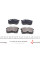 KBP2011 KAVO PARTS Колодки гальмівні (задні) Honda Accord VI/VII 98-08