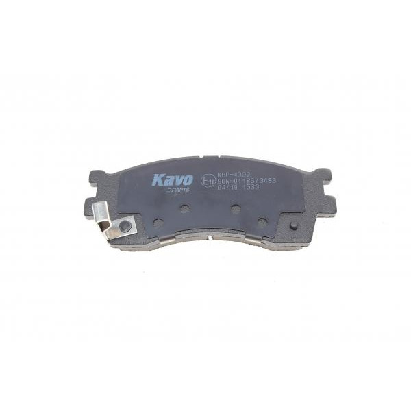 KBP4002 KAVO PARTS Колодки гальмівні (передні) Kia Rio 00-11/Spectra 01-10 (129.2x43.5x15.5)