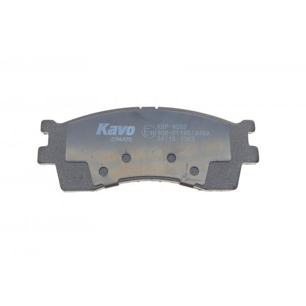 KBP4002 KAVO PARTS Колодки гальмівні (передні) Kia Rio 00-11/Spectra 01-10 (129.2x43.5x15.5)
