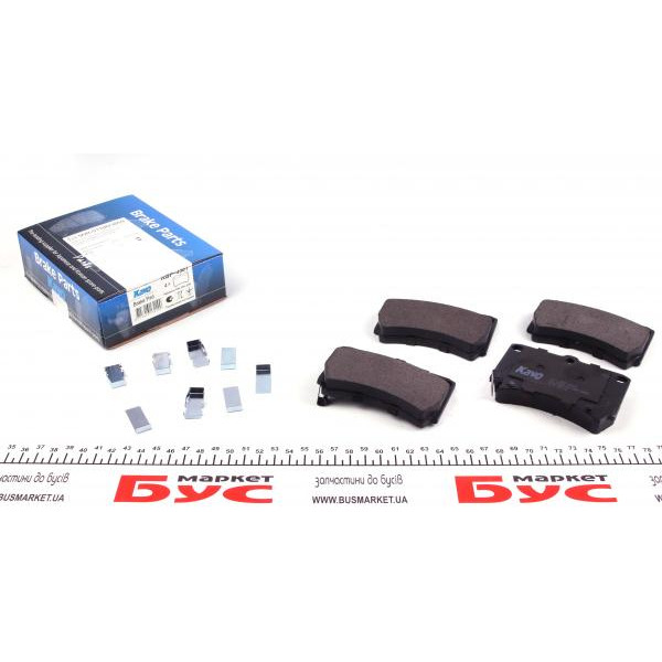 KBP4501 KAVO PARTS Колодки гальмівні (передні) Kia Rio 00-05/Mazda 3 -98