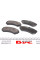 KBP4504 KAVO PARTS Колодки гальмівні (передні) Mitsubishi Grandis/Pajero 90-