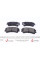 KBP4512 KAVO PARTS Колодки гальмівні (передні) Mazda 6 02-08
