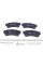 KBP4557 KAVO PARTS Колодки гальмівні (передні) Ford Fusion 06-12/Mazda 6 02-13
