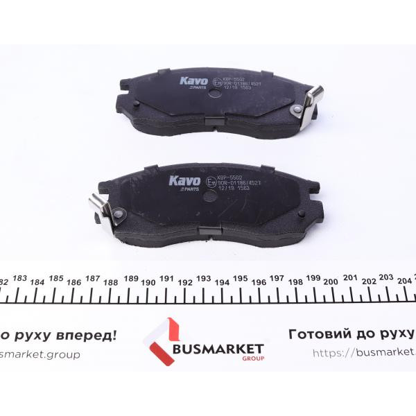 KBP5502 KAVO PARTS Колодки гальмівні (передні) Mitsubishi Colt/Galant/Lancer 86-03