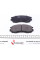 KBP5502 KAVO PARTS Колодки гальмівні (передні) Mitsubishi Colt/Galant/Lancer 86-03