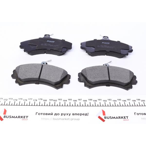 KBP5507 KAVO PARTS Колодки гальмівні (передні) Mitsubishi Carisma 1.6i/1.8 16V/1.9 TD 95-06