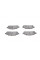 KBP5520 KAVO PARTS Колодки гальмівні (передні) Mitsubishi L200/Pajero Sport II 2.4DI-D 05-