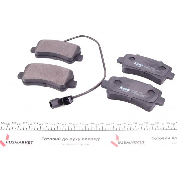 KBP6590 KAVO PARTS Колодки гальмівні (задні) Renault Master III/Opel Movano B 2.3 CDTI 10- (однокатк.)