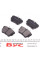 KBP6604 KAVO PARTS Колодки гальмівні (задні) Renault Trafic/Opel Vivaro 01-