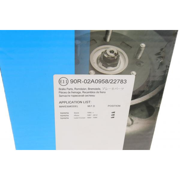 KBP9002 KAVO PARTS Колодки гальмівні (передні) Toyota Hiace III/IV -06