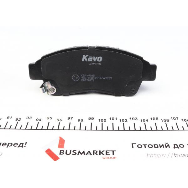 KBP9005 KAVO PARTS Колодки гальмівні (передні) Toyota Camry/Corolla 91-01