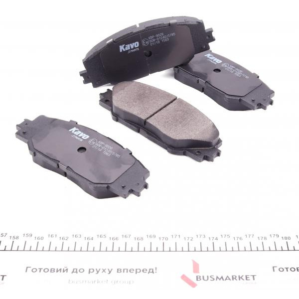 KBP9026 KAVO PARTS Колодки гальмівні (передні) Toyota RAV4 2.0-3.5/Prius 1.8 05- (Akebono)