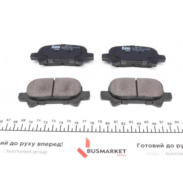 KBP9119 KAVO PARTS Колодки гальмівні (задні) Toyota Camry/Avalon/Solara 99-12