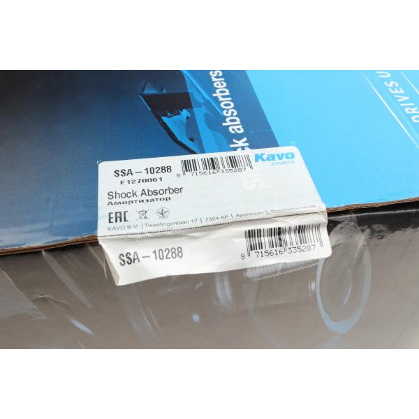SSA10288 KAVO PARTS Амортизатор (передній) Toyota Avensis 1.6-2.2 09-18 (L)