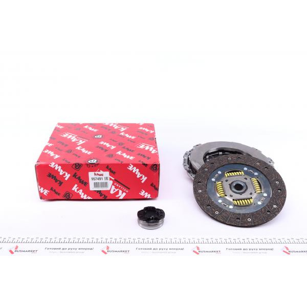 957491 KAWE Комплект зчеплення VW Caddy 1.9 TDI/ T4 2.5D 90-06 (d=228mm) (+вижимний)