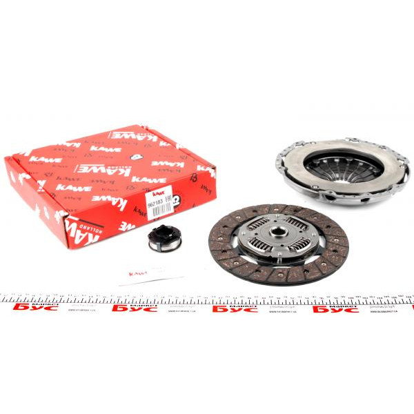 962183 KAWE Комплект зчеплення VW Caddy 2.0SDI 03- (d=220mm) (+вижимний)