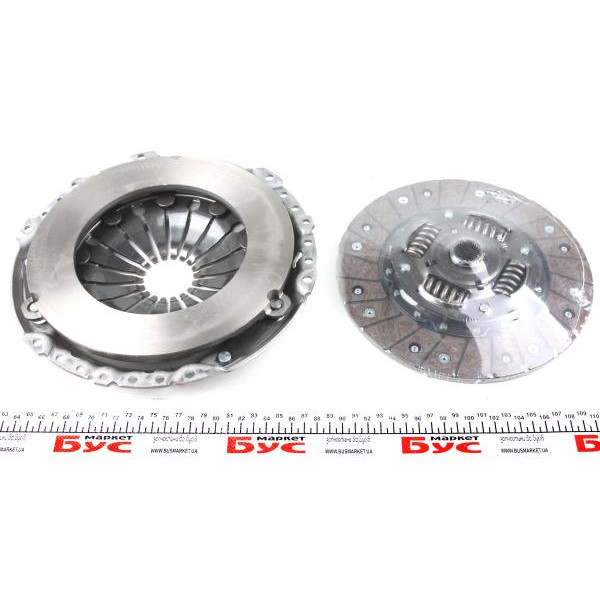 962804 KAWE Комплект сцепления VW Caddy III 1.6TDI 10-15 (d=230mm) (+выжимной)