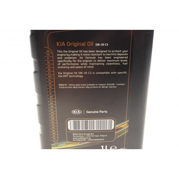 214350 KIA Олія 5W30 Original Oil (1L) (ACEA C3) Diesel