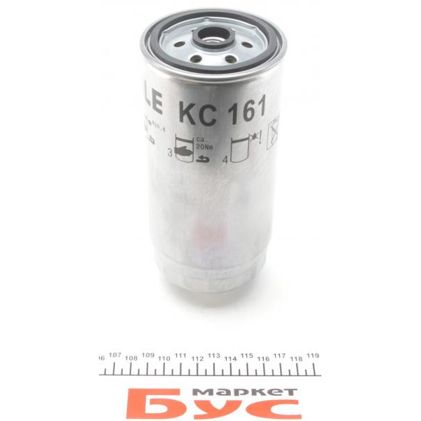 KC161 KNECHT Фільтр паливний Renault Mascott 3.0D 04-13