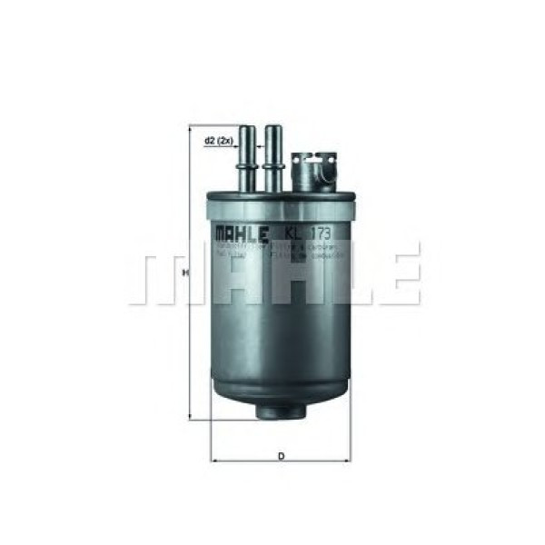 KL173 KNECHT Фільтр паливний Ford Connect 1.8/2.0 TDCI