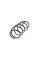4004259 LESJOFORS Пружина (передня) Audi A2 1.4TDI/1.6FSI 00-05/Seat Cordoba/Ibiza 1.2-1.6 02-09/(седан/накл.зад.ч)
