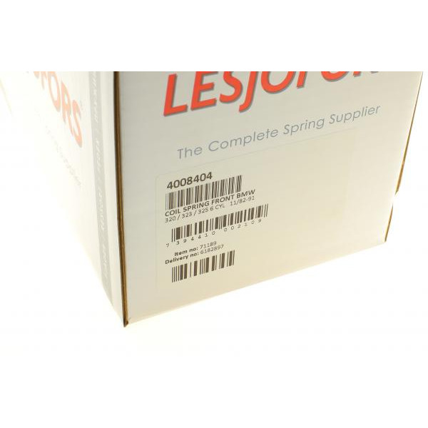 4008404 LESJOFORS Пружина (передня) BMW 3 (E30) 320/325i 82-91 (седан/універсал)