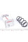 4026153 LESJOFORS Пружина (передня) Fiat Punto 1.2 16V 80/1.3JTD 16V/1.4/1.2 60 99-12 (накл.зад.ч./фургон)