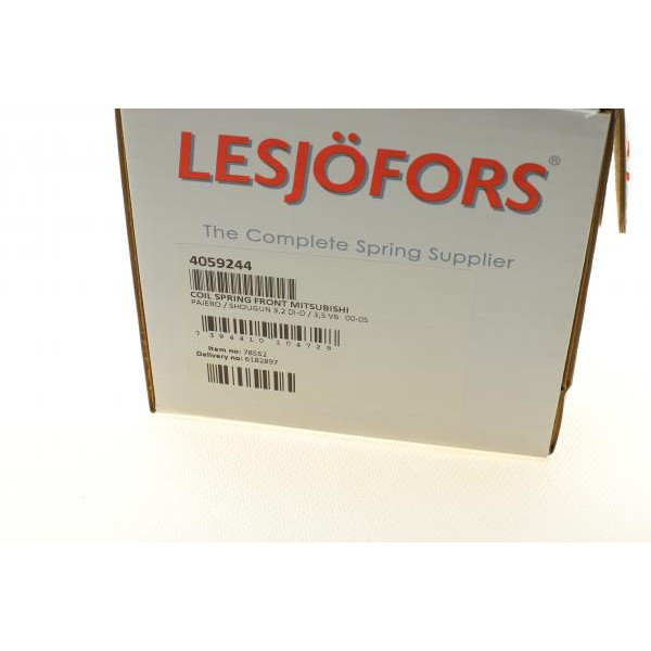 4059244 LESJOFORS Пружина (передня) Mitsubishi Pajero Sport III 3.2DI-D/3.5 V6 GDI 00-06 (всюдихід закр./відкр.)