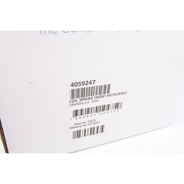 4059247 LESJOFORS Пружина (передня) Mitsubishi Grandis 2.4 Mivec 04-11 (вен)