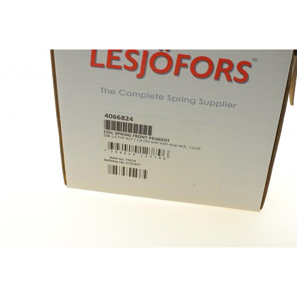 4066824 LESJOFORS Пружина (передня) Peugeot 508/508 SW 1.6HDi/BlueHDi 10-18 (універсал/седан)(АКПП)( "Старт-Стоп")