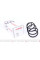 4072952 LESJOFORS Пружина (передня) Renault Laguna II 2.2dCi/2.9 V6 24V/3.0 V6 24V 01-07 (універсал/накл.зад.частина)