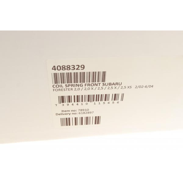 4088329 LESJOFORS Пружина (передня) Subaru Forester 2.0/2.0s/2.5 AWD 02-05 (SUV)