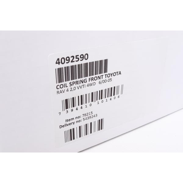4092590 LESJOFORS Пружина (передня) Toyota Rav 4 II 2.0 4WD 00-05 (SUV)