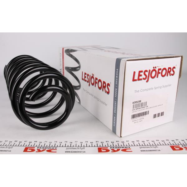 4095038 LESJOFORS Пружина (передня) VW Golf IV 1.4 16V (+AC)/1.6/16V/FSI/1.9SDI/2.0 97-06 (накл.зад.частина/універсал)